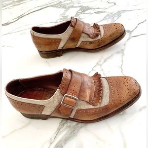 Church’s Shanghai Brown/cream two tone spectator leather women shoes size 6.5